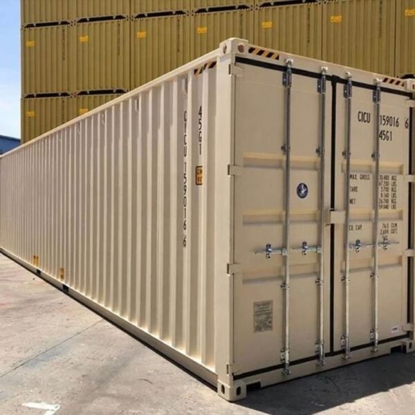 Conteneur maritime 40 pieds High Cube – 29,72 m² – stockage